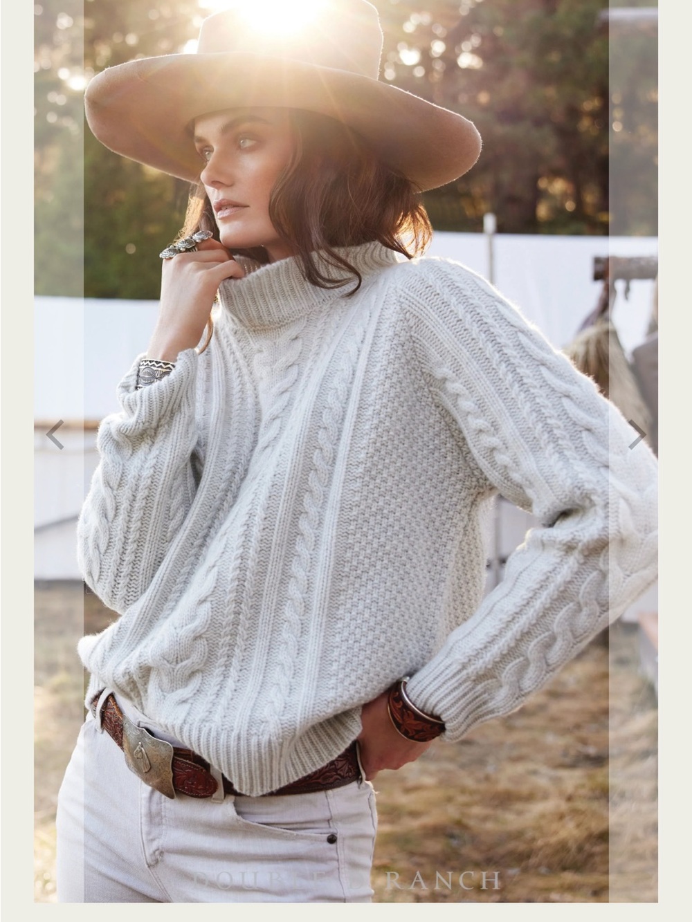 Double D Ranch Ropes,Cables & Braids Sweater - Picture 3 of 5
